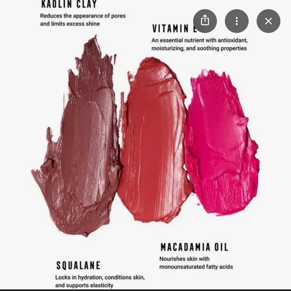 Bossy GRIT Cream Blush — Vibrant Hot Pink